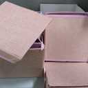 GRANNY SAYS Cube Storage, 13x13 Cube Storage Organizer Bins, Collapsible Storage Bins with Handle, Closet Storage Bins, Baskets for Shelves, Cubby Storage Organizer, Pink, 6-Pack With Lids