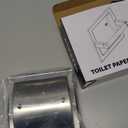 Brushed Nickel Recessed Toilet Paper Holder, Contemporary Hotel Style Pivoting in Wall Toilet Paper Holder - Recessed Toilet Tissue Holder, Regular Roll