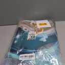 Poedist 4 Pcs Bathroom Shower Curtain Set,Blue Light Butterfly Bathroom Sets with Rugs(Bath Mat,U Shape and Toilet Lid Cover Mat) and 12 Durable Hooks