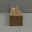 Bamboo Drawer Organizer, Narrow Silverware Organizer for Kitchen, Stackable Utensil Organizer, 2 Pcs Flatware Organizer, Wooden Storage Box Tray (Black, 12 X 3 X 2 Inch)