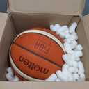 Molten Basketball, FIBA Approved, Adult Size 7, 1 Set, 1 Piece, 28.5 inches, Orange/Cream (2- Tone Design)