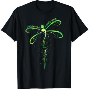 Tomorrow Needs You Mental Health Awareness You Matter T-Shirt M, Black