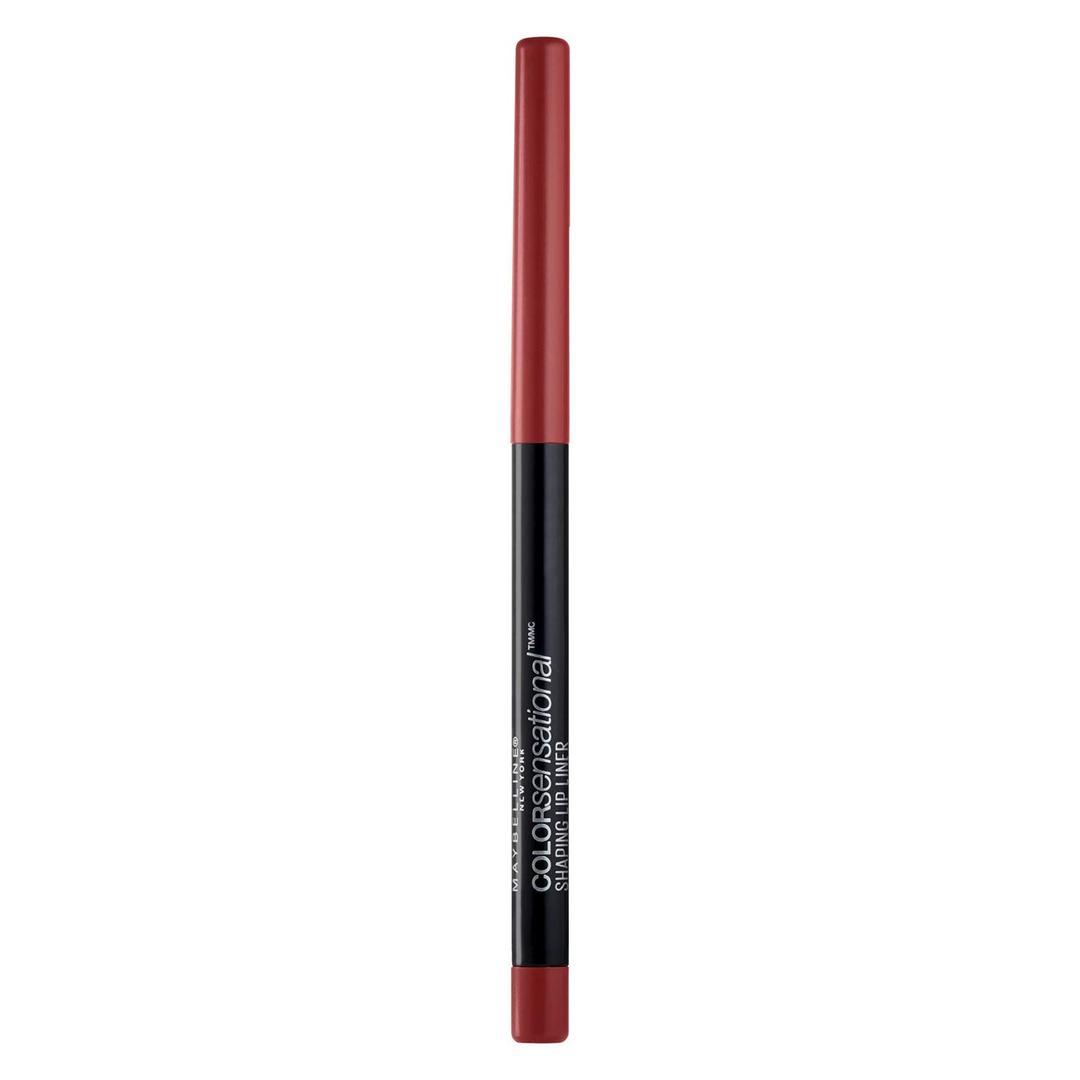 Maybelline Color Sensational Shaping Lip Liner with Self-Sharpening Tip, Brick Red, Red, 1 Count