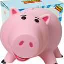 PHOCAS Hamm Piggy Bank Unbreakable Cute Pink Pig Money Bank Plastic Saving Coin Bank for Kids Christmas Birthday Gift