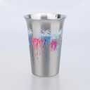 TJ Stainless Steel Metal Cups, Color Changing Stainless Steel Drinking Cups, Reusable Party Cup, Set of 1, 5 oz