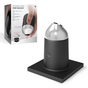 Sharper Image Wireless Hair Vacuum, Mustache & Beard Trimmer Shaving Hair Catcher, Countertop Men's Grooming Sink Cleaner, Powerful Suction Tip