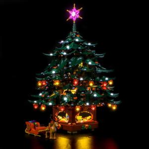 Hilighting Upgraded Led Light Kit Compatible with Lego Family Christmas Tree Decoration Building Set, Lights Decoration Compatible with Lego 41843 (Model Not Included)