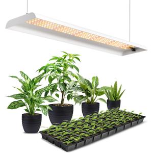 FOXGARDEN® 2025 Upgrade LED Grow Light Full Spectrum, 208 LEDs Plant Growing Lamp for Indoor Plants, Hanging Plant Light with 4/ 8/ 12H Timer, 6 Dimmable Levels for Seed Starting and Indoor Growing