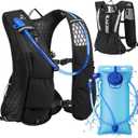 Zacro Running Hydration Vest Backpack, Running Vest with 2L Water Bladder for Men Women, Lightweight Water Backpack for Running, Hiking, Climbing, Camping, Cycling
