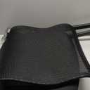 PRO, Stackable & Foldable Conference Room Chairs with 2X Thick Cushion, Lumbar Support, Armrest - Mesh Bouncing Back for Office Meeting, Conference, Training Room Chair 1 Pack (Black)