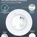 Sunco 24 Pack Retrofit LED Recessed Lighting 6 Inch, Downlight Can Lights for Ceiling, 1050 LM, 2700K/3000K/3500K/4000K/5000K, Dimmable, Baffle Trim, 13W=75W, 50000 Lifetime Hours, Damp Rated UL (White)