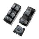 Master Power Window Switch Mirror Control Driver & Passenger Side 4 Door, Compatible with 1994-2001 Chevy GMC C1500 C2500 C3500 K1500 K2500 K3500 Tahoe Yukon, Replaces# 15151360 15151362 15009690