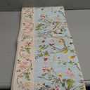 jinchan Floral Runner Rug, 2x5 Machine Washable Kitchen Runner Non Slip, Soft Low Pile Hallway Rug Boho Stain Resistant Carpet for Laundry Living Room Bedroom, Blue/ Pink