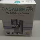 CASABREWS CM5418 Espresso Machine 20 Bar, Compact Espresso Maker with Steam Milk Frother, Stainless Steel Coffee Machine with 34oz Removable Water Tank for Cappuccino, Gift for Women or Men, Silver