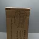 Electric Fireplace Logs Inserts Heater with Infrared Remote Controller 5 Flame Brightness 24 H Timer Overheating Protection for Home and Office Decor Black