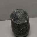 Gusto Nostro Marble Wine Chiller Bucket  750ml Wine Bottle Cooler and Champagne Chiller for Party, Kitchen, Bar Cart Decor to Chill & Keep Bottles Cold with Unique Wine Lovers Gift Box (Black Zebra)