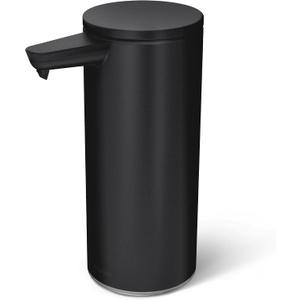 simplehuman 9 oz. Touch-Free Rechargeable Sensor Liquid Soap Pump Dispenser, Matte Black
