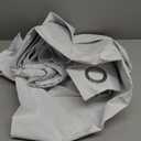 NICETOWN White Black Out Curtains 72 inch Long, Grommet Full Blackout Thermal Insualted Window Treatments for Bedroom, 2 Panels, W52 x L72