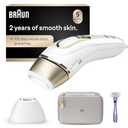 Braun IPL, Silk·Expert Pro 5, IPL Hair Removal for Women and Men, Permanent Laser Hair Reduction At-Home, 2 Heads, Pouch, Venus Razor, IPL5157, White