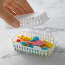 Dishwasher Basket, 2-Pack Bottle Washer for Bottle Parts, BPA-Free Baskets for Small Tools, White