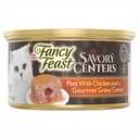 Fancy Feast 12-Pack Cans Savory Centers Chicken Canned Cat Food (12-3 OZ CANS), BBD: MAR/2028