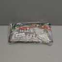 Christmas Card Holder - Merry Christmas Wooden Hanging Picture Display with 30 Photo Clips for Xmas Cards, Home Wall, Door, and Window Decor (Brown)