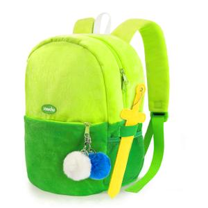 Green Backpack 15.35” for the Human Costume, Cartoon Green Bag Merch Gifts Character Cosplay Accessories for Adults