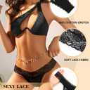 Sunm Boutique Lace Thongs For Women Sexy Underwear Seamless Thongs Soft Stretch Womens Thong Underwear 10 Pack M