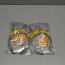 2PCS Bunny Costume Accessories Animal Rabbit Ear Headband Floral Pin Women Halloween Cosplay 2 Pack