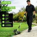 Cordless Lawn Edger, 20V Battery Powered Edger for Lawns Sidewalk, 9-Inch Steel Blade