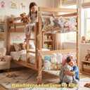Stuffed Animal Storage Net for Kids, Bedside Toy Organizer Net - Neatly Store Your Stuffed Animals, Cotton Bedside Stuffed Animal Storage Net with Tether, Stretches up to 35 Inches, Beige