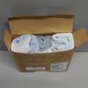 3-Pack Organic Swaddles for Newborns, Baby Sleep Sacks 0-3 Months - Baby Swaddle Wrap, Newborn Wearable Blanket, Infant Sleep Sack for Girls, Boys, Soft & Snug, Large Hook & Loop Closure (Glacier)