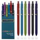 Ddaowanx Colorful Gel Pens, 0.5mm Fine Point Retractable,Multi Colored Pens for Journaling and Sketching,School Supplies,Stuffers for Teens, Gifts for Women (5Pcs-Vintage Colors)