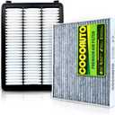COCOAUTO Engine & Cabin Air Filter Kit for Tucson (2016-2021), fits Sportage (2017-2022), Replace OE CA12065, 28113D3300, 97133D1000