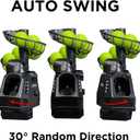 Furlihong 680NT 2 in 1 Tennis Ball & Baseball Training Machine and Net Combo, Ball Recycling System, Includes 680BH and NT01
