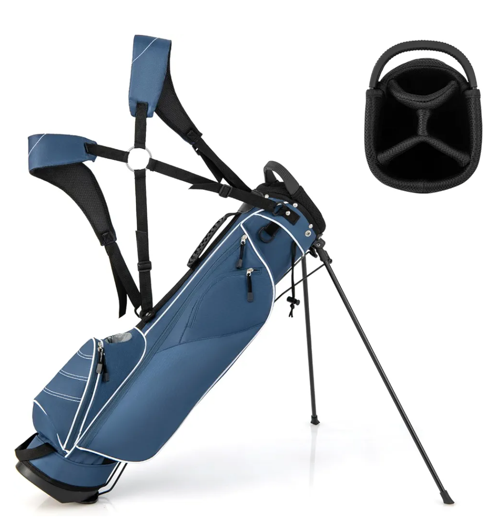 Golf Stand Cart Bag with 4 Way Divider Carry Organizer Pockets, SP37263NY