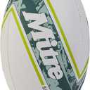 Mitre Unisex Rugby Ball (4, Sabre - White/Mint/Lime)