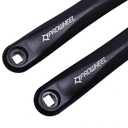 PROWHEEL Ebike Crank Arm Available in Square Hole,140MM/152MM/160MM/165MM/170MM/175MM Black Bike Crank Arm for Electric Bike,Mid Mounted Motor,Torque(1 Pair)