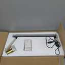 Dimmable Black Vintage Floor Lamps for Living Room Sofa Corner Bedroom Bedside Office,Unique Adjustable Standing Tall Reading Lights with Bright 12W LED Bulb, Modern Industrial Minimalist Home Decor