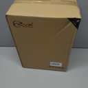 NCYP Glass Cards Box with Slot and Lock for Wedding - 12.6" x 5.9" x 9" Geometric Vintage Envelops Wishwell Card Holder - Tabletop Reception, Birthday Party Decor, Gold (Glass Box Only)