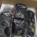 Under Desk Elliptical Machine, Electric Elliptical Leg Exerciser for Seniors with 12 Adjustable, Portable Quiet Elliptical Exercise Machine, Seated Pedal Exerciser with Remote Control (Orange)