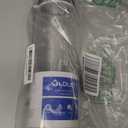 OLDLEY Water Bottle, 32oz Motivational Sports Water Bottle with Time Marker - Times to Drink - Tritan, BPA Free, Wide Mouth Leakproof, Clear (1 Bottle)