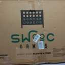 Swooc Games - Giant Four in a Row (All Weather) with Carrying Case & 60% Quieter Design - Giant Connect Game Outdoor for Adults and Family - 4 in a Row Life Size Yard Games for Kids and Adults