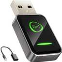 Mini Wireless CarPlay Adapter for Apple iPhone iOS 10+,No Delay & Fast, Plug & Play, Multi-User Seamless Connection for Convert Wired to Wireless Carplay Dongle for 2016+ Cars, USB-A/Type-C Port