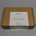 Amazon Basics Exterior Door Knob With Key Lock and Deadbolt, Coastal, Matte Black ((Pack of 1))