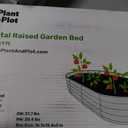 Plant & Plot Galvanized Raised Garden Beds Outdoor // 841 ft Planter Raised Beds for Gardening, Vegetables, Flowers // Large Metal Garden Box // Patented Tool-Free Design (Gray)