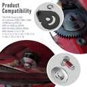 738-0919 617-04094 Steering Shaft w/ Bushing Kit Compatible with MTD Troy-Bilt Craftsman Lawn Mower 247288841 247288810 24728905 w/Steering Gear Bushing, Steering Rod Cap & Screw, Steering Shaft