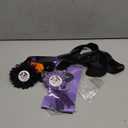 Jiuguva 4 Pcs Halloween Witch Themed Baby Shower Sash, a Baby is Brewing Mom to Be Dad to Be Corsage Pins Pumpkin Bat Maternity Sash for Pregnancy Halloween Gender Reveal Party Decoration