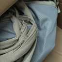 Outdoor Chair Cushions, Water-Resistant & Fade-Resistant, Patio Furniture Square Seat Replacement Chair Pads with Ties, Removable Cover, Non-Slip Bottom, Set of 6, 19 x 19 Inch, Natural