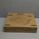 Kitsure Dish Drying Rack - Compact Dish Rack with Utensil Holder & Adjustable Water Outlet, Rust-Proof & Scratch-Resistant Drying Rack for Kitchen, 14.5" x 12.0" x 4.0", Sliver (Silver)